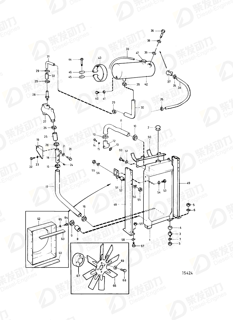 volvo penta Radiator hose 847740 Drawing volvo penta Radiator hose 847740 Drawing